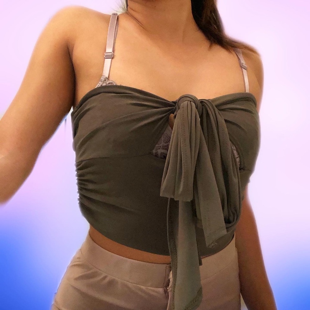 NWT Fashionnova tie tube top
